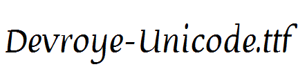 Devroye-Unicode.ttf