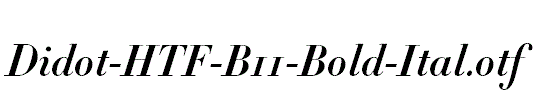 Didot-HTF-B11-Bold-Ital.otf