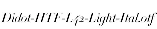 Didot-HTF-L42-Light-Ital.otf