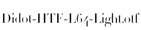 Didot-HTF-L64-Light.otf