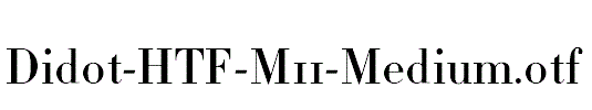 Didot-HTF-M11-Medium.otf