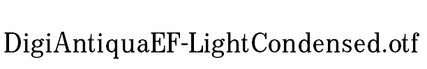 DigiAntiquaEF-LightCondensed.otf