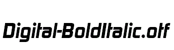 Digital-BoldItalic.otf