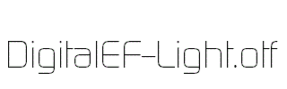 DigitalEF-Light.otf