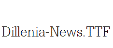 Dillenia-News.ttf