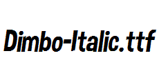 Dimbo-Italic