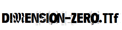 Dimension-Zero