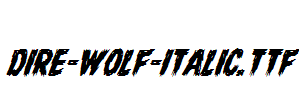 Dire-Wolf-Italic