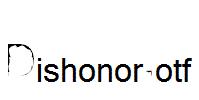 Dishonor.otf