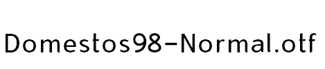 Domestos98-Normal.otf