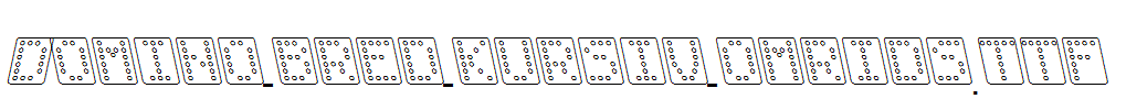 Domino-bred-kursiv-omrids