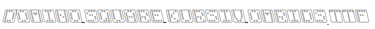 Domino-square-kursiv-omrids