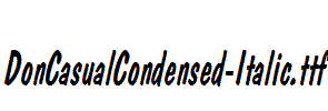 DonCasualCondensed-Italic.ttf