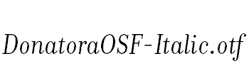 DonatoraOSF-Italic.otf