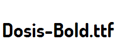 Dosis-Bold