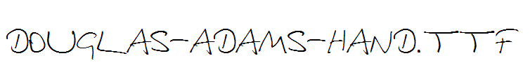 Douglas-Adams-Hand