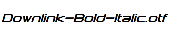 Downlink-Bold-Italic.otf