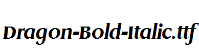 Dragon-Bold-Italic.ttf