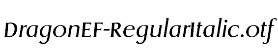 DragonEF-RegularItalic.otf