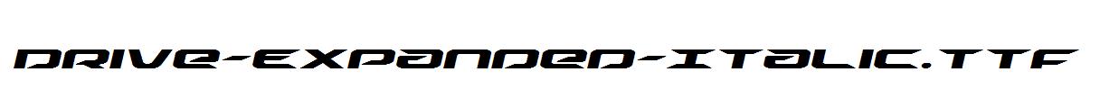 Drive-Expanded-Italic