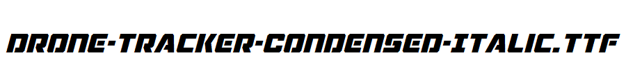 Drone-Tracker-Condensed-Italic.ttf