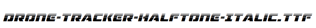 Drone-Tracker-Halftone-Italic