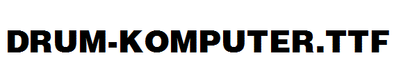 Drum-Komputer.ttf