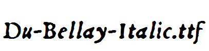 Du-Bellay-Italic