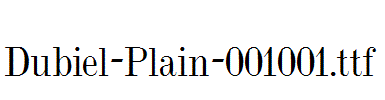 Dubiel-Plain-001001.ttf