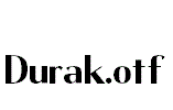 Durak.otf