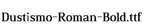 Dustismo-Roman-Bold