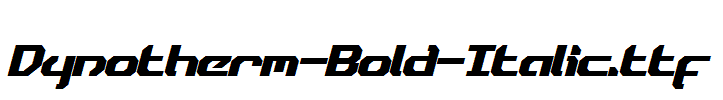 Dynotherm-Bold-Italic