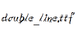 double_line.ttf