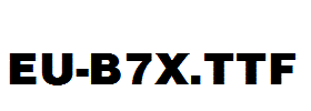 EU-B7X.ttf