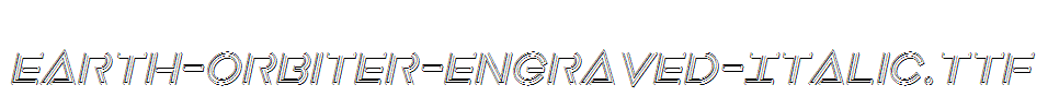 Earth-Orbiter-Engraved-Italic