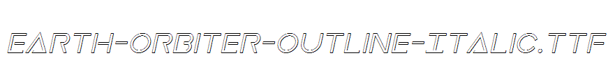 Earth-Orbiter-Outline-Italic.ttf