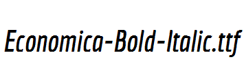 Economica-Bold-Italic