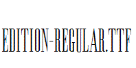 Edition-Regular