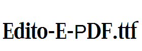 Edito-E-PDF.ttf