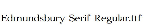 Edmundsbury-Serif-Regular