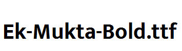 Ek-Mukta-Bold
