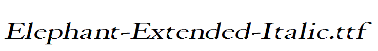 Elephant-Extended-Italic.ttf