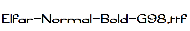 Elfar-Normal-Bold-G98.ttf