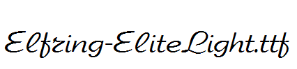 Elfring-EliteLight.ttf