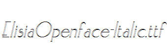 ElisiaOpenface-Italic.ttf