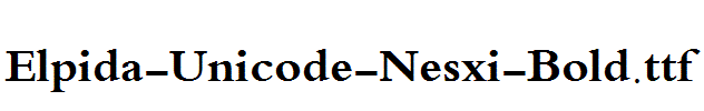 Elpida-Unicode-Nesxi-Bold.ttf