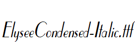ElyseeCondensed-Italic.ttf