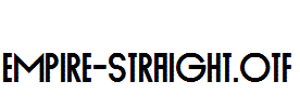 Empire-Straight