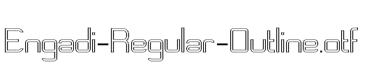 Engadi-Regular-Outline
