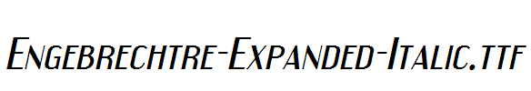 Engebrechtre-Expanded-Italic